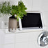 2 Pack 15"L 4.8"W, AMT Acrylic Floating Shelves, x Clear Bathroom Wall Shelves, Bookshelves, Invisible Shelf