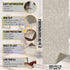 2'7" 7' 1/12 Inch Ottomanson x Non-Slip Rug Pad Gripper Ultra Thin Dual Surface Felt + Rubber Gripper - Safe for All