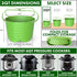 Avokado Silicone Steamer Basket for 3qt Instant Pot, 6qt, 8qt, BPA-Free, Dishwasher Safe Collapsible Vegetable Steamer