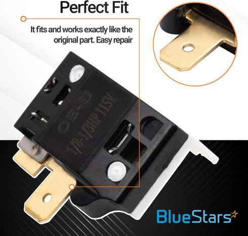 Ultra Durable 6750C-0004R Refrigerator Overload Protector Replacement Part by BlueStars for LG & Kenmore