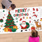 Childom 1 Pack Christmas Coloring Tablecloth for Kids,Christmas Crafts for Kids,30 x