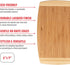 Joyce Chen Small Burnished Bamboo Cutting Board, 6x9 Inches by JOYCE CHEN