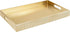 Home Redefined 17.5"x12" Gold Glossy Crocodile Faux Leather Serving Tray Beautiful Modern