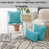 Home Brilliant 12x20 Teal Rectangle Pillow Covers, Decorative Lumbar Pillow Cover for Couch