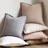 Cozy 1616 Inch, 1PC,Tan Foindtower Decorative Linen Fringe Throw Pillow Covers Boho Farmhouse Cushion Cover