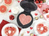 Mini Maker Waffle Maker 5“ Non-Stick Waffler Iron, Adjustable Browning Control, Heart Shape (Pink)