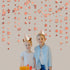 Rose Gold 10th Birthday Decorations, Number 10 Circle Dot Twinkle Star Garland Bunting Banner for Girls Boys Party