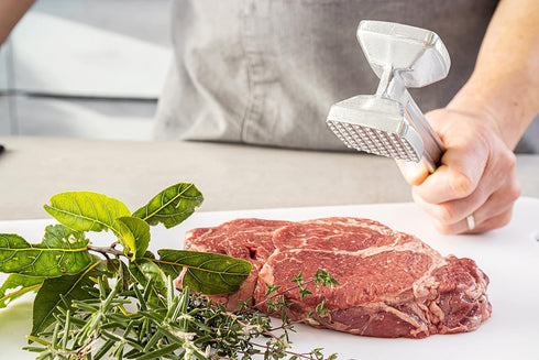 KitchenCraft Metal Meat Tenderiser, Double Sided, 21cm