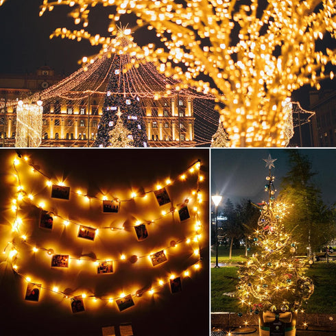 Beieverluck 10 Pack 33FT 100 LED Fairy Lights Battery Operated Fairy Lights with Remote and Timer Waterproof String