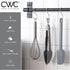 COOK WITH COLOR Silicone Cooking Utensils - 3 Pc Kitchen Utensil Set for Nonstick Cookware, Easy to Clean