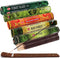 Hem Incense Sticks Variety Pack #12 with 5 Forest Themed Fragrances and Incense Stick Holder Bundle