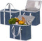 VENO 3 Pack Cooler Bag Insulated Reusable Grocery Shopping Bag, Food Delivery,