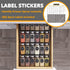 24 386 4 11.25" 17.5" SpaceAid Spice Drawer Organizer with Spice Jars, Spice Labels, Tier Seasoning Rack Tray Insert
