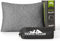 Travel Size Pillow, Compressible Memory Foam Pillow with Breathable Cover for Airplane, Car, Hiking, Camping
