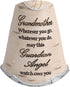 Pavilion Gift Company Elements Grandmother Guardian Angel Figurine, 6 Inch, Solid Pink