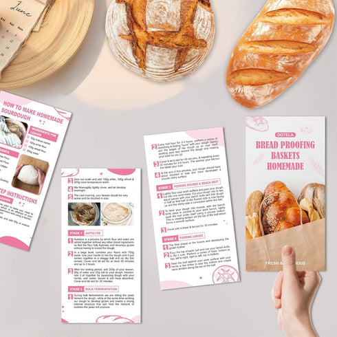 Dotela (8.5" 10") Set Sourdough Starter Kit | Complete Sourdough Bread Baking Supplies & Sour Dough Bread Making Kit