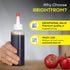 4 OZ 4 PACK BRIGHTFROM Condiment Squeeze Bottles, Empty Squirt Bottle, Red Top Cap, Leak Proof - for Ketchup, Mustard