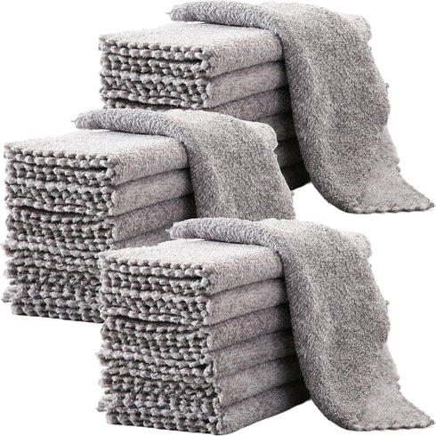 SAOYOAS 20 Pack Kitchen Dish Cloths Super Absorbent Coral Fleece Dish Cloths, Reusable