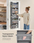 Set 2 5 5-Tier URDH008G01 SONGMICS Over The Door Organizers, of Hanging Door Organizers with Large Pockets, Fabric