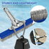 10-Inch Pool Brush Head - Combo Nylon & Stainless Steel Wire Bristles, Heavy Duty Metal Pool Brush for Extra Scrubbing