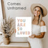 8x10 DREAM BIG PRINTABLES You Are So Loved Art Print - (Unframed) | Kids Wall Decor for Bedrooms, Classrooms