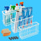 FHJP Cabinet Door Organizer 3Pcs, Foil and Plastic Wrap Organizer with 2 Sponges,