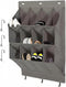 Over the Door Shoe Organizer, Grey 12 Pockets Hanging Shoe Storage Rack