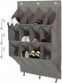 Over the Door Shoe Organizer, Grey 12 Pockets Hanging Shoe Storage Rack