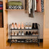 3-Tier Closet 33" SUFAUY Shoe Rack, Metal Wide Shoe Rack Organizer Heavy Duty, Stackable, Black