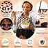 3 Pieces African American Women Aprons, Waterproof Adjustable Black Girl Art Bibs for Cooking, Baking
