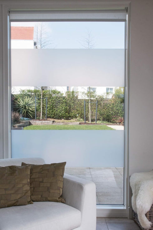 d-c-fix Self-Adhesive Privacy Glass Window Film, Milky, 17" x 78" Roll, 346-0211