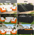 GardenCover 110" 84" 28" 8-12 Patio Furniture Cover L x W x H - Heavy Duty Outdoor Patio Table & Chair Cover