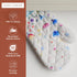 Maison d' Hermine 100% Cotton Oven Gloves - 7" x 13", Heat Resistant, BBQ Cooking Gloves, Flower in The Field