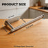 2 Pack,Stainless CUXIXA Paper Towel Holder Under Cabinet Steel Paper Towel Holder Wall Mount for Kitchen, Bathroom, RV