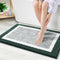 OLANLY Bathroom Rugs 30x20, Extra Soft Microfiber Bath Mat, Non-Slip, Quick Dry, Blackish Green