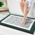 OLANLY Bathroom Rugs 30x20, Extra Soft Microfiber Bath Mat, Non-Slip, Quick Dry, Blackish Green