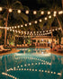 8.5Ft 10 SUNSGNE Cute White Lantern String Lights, Mini LED Oriental Style White Lanterns Plug in Home & Garden