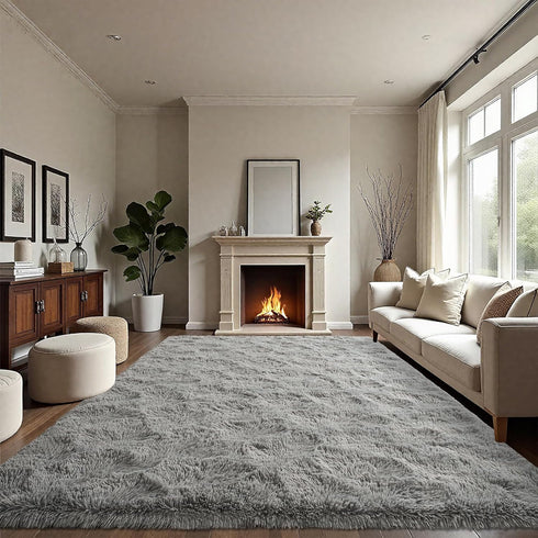 6x9 LOCHAS Ultra Soft Indoor Modern Area Rugs Fluffy Living Room Carpets for Children Bedroom Home Decor Nursery Rug