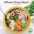 Homienly Cereal Bowl Set, Wheat Straw Fiber Unbreakable Lightweight Bowls Set (Yellow, 26 OZ) by Homienly