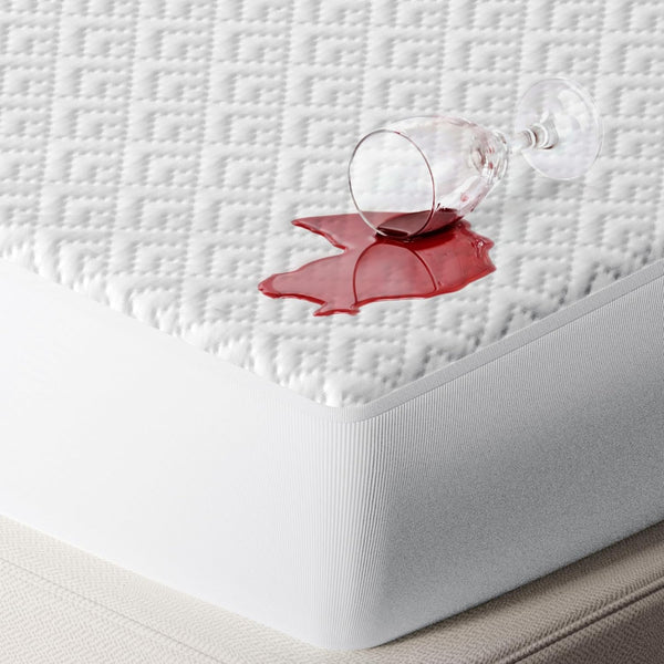 Niagara Queen Mattress Protector - Waterproof Premium Viscose Cover from Bamboo, 60x80, Non Noisy Cooling Breathable