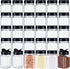 Mimorou 30 Pack Plastic Spice Jars with Shaker Lids Clear Seasoning Containers