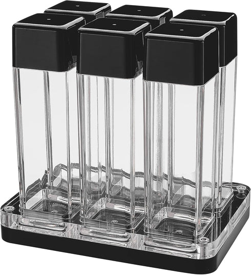 6 Set 25-28g Normcore Tubes Coffee Bean Cellars with Stand & Hopper - Single Dose Coffee Bean Vaults - Espresso Bean