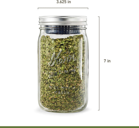 Kerr 32oz Wide Mouth Humidity Control Jar | 6 Pack Integra Boost Humidity Control