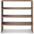 2-Shelf 24 inches Whitmor Wood Stackable Shoe Rack, Walnut