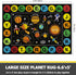 Decor,5'x6.6' Capslpad Black Outer Space Kids Play Rug ABC Alphabet Kids Play Mat for Toddlers Non Slip Solar System