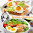 BIBURY Egg Slicer for Hard Boiled Eggs, Heavy Duty Stainless Steel Wire Cutter with 3 Slicing Styles, Easy to Clean