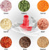 Cambom Manual Food Chopper, Vegetable Chopper Hand Food Processor with Clear Container 1200ml BPA Free