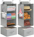punemi 3-Shelf Hanging Closet Organizer, 2 Pack Closet Hanging Organizer with Drawers,