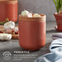 4 4 5 Inch Kamenstein Ceramic and Cork Breathable Garlic Keeper to Allow Air Flow for Freshness; Stackable Space Saving