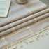 LAVSHOME (63" 19.7" Modern Coffee Table Cloth with Storage Pockets on Both Side,Farmhouse Coffee Table Cover Rectangle